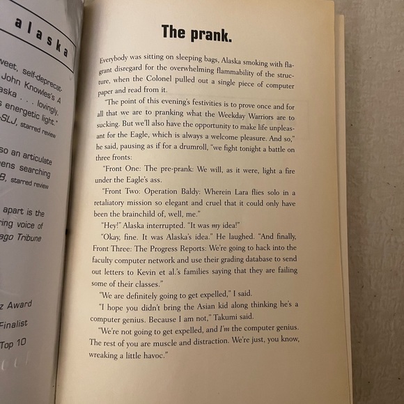 Looking for Alaska Book by John Green - Picture 2 of 5